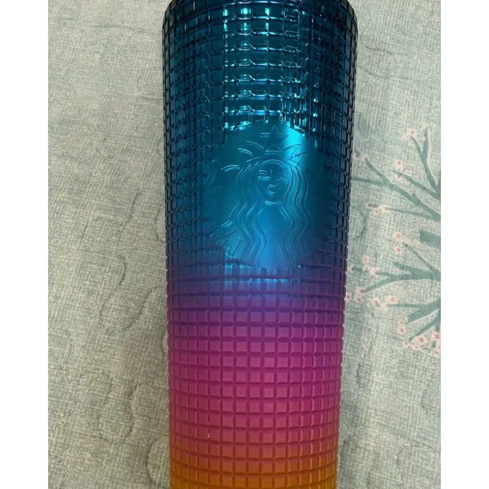 NEw Starbucks Blue and Purple Ombre Tumbler 24OZ
